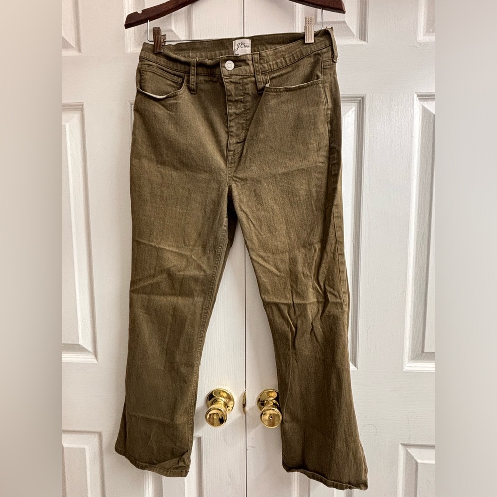 Re-Imagined by J. Crew olive jeans